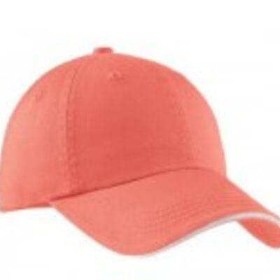 Ladies Sandwich Bill Cap with Striped Closure Thumbnail