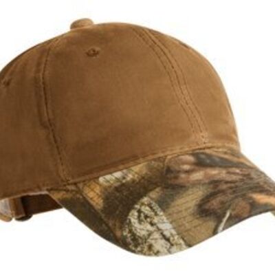 Pro Camouflage Series Cotton Waxed Cap with Camouflage Brim Thumbnail