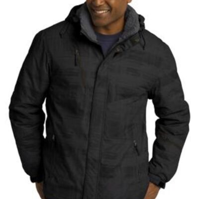 Brushstroke Print Insulated Jacket Thumbnail