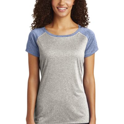 ® Ladies Heather On Heather Contender ™ Scoop Neck Tee Thumbnail
