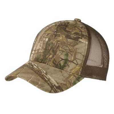 Structured Camouflage Mesh Back Cap Thumbnail