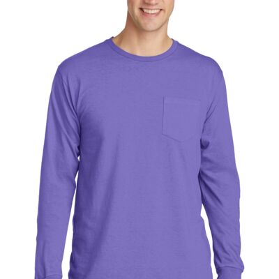 Pigment Dyed Long Sleeve Pocket Tee Thumbnail