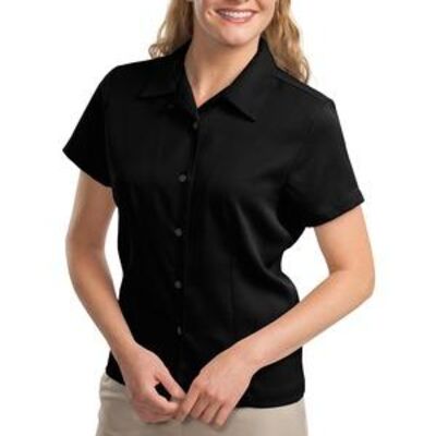 Ladies Easy Care Camp Shirt Thumbnail