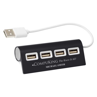 4-Port Aluminum Wave USB Hub Thumbnail