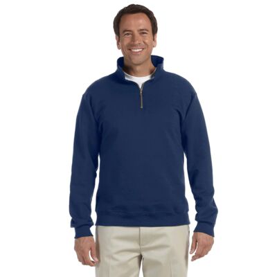 SUPER SWEATS Quarter-Zip Cadet Collar Sweatshirt Thumbnail