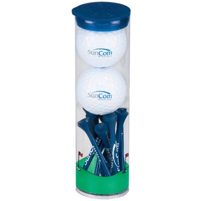 2 Ball Tall Tube with Titleist Pro V1 Golf Balls Thumbnail