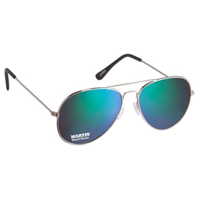 Color Mirror Aviator Sunglasses Thumbnail