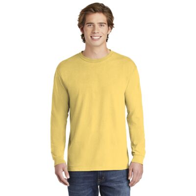Garment Dyed Heavyweight Ringspun Long Sleeve T-Shirt Thumbnail